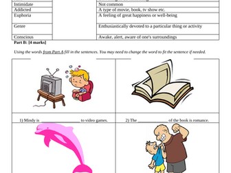 Useful Vocabulary Review Worksheet