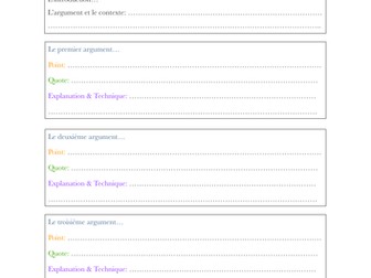 Un Sac de Billes Essay Template, Quotes & Past Questions