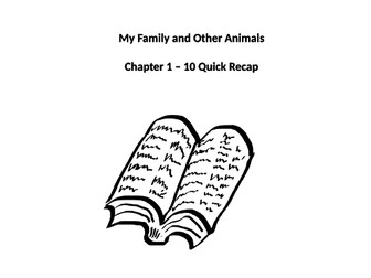My Family and Other Animals Pack