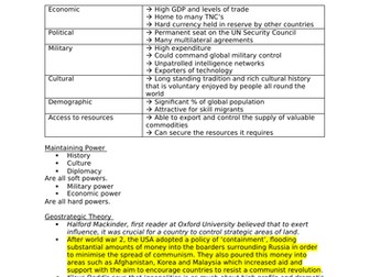 Superpower's Revision Notes