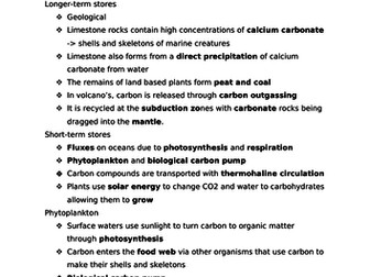 A-LEVEL GEOGRAPHY ALL REVISION NOTES !!!!!!!!