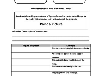 English Descriptive Writing Practice