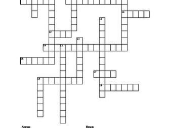 Crossword revision of key poetic terms