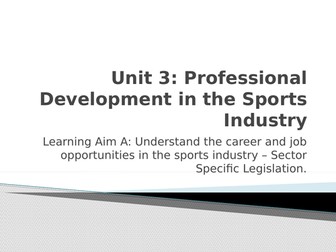 BTEC Sport Level 3 Unit 3 Learning Aim A Part 5