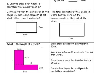 Year 4 Perimeter Consolidation