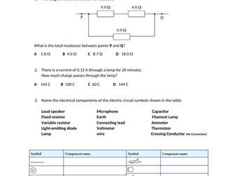 Ohm's Law Quiz