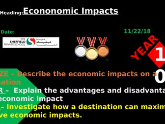 Economic impacts on tourism