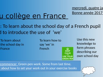 studio 1 Module 2 Unit 4 Le collège en France