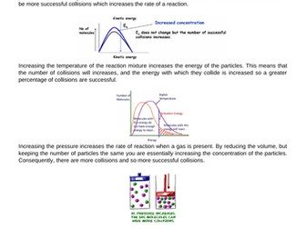 Rates of Reaction model answer AQA 9-1