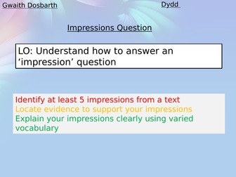 Impressions Questions