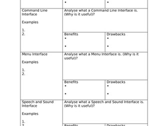 BTEC DIT - Worksheets to support Assignment 1 Component A