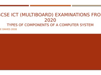 iGCSE ICT HARDWARE AND SOFTWARE