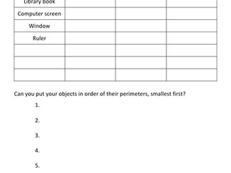 KS2/3 - Measuring and Perimeter