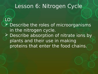 Ecosystems. IGCSE Biology