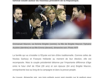 Une famille atypique à l'Elysée - family