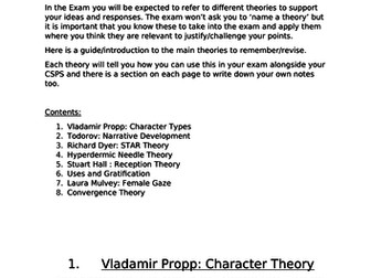 GCSE Media AQA Theory Booklet - Revision