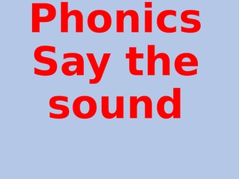 Phonics Read Write Inc Set 1 sounds powerpoint