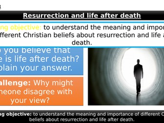 1.1.8 - Resurrection and Life After Death