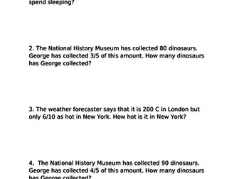 To understand when a fraction is greater than 1, Solve the below fraction problems