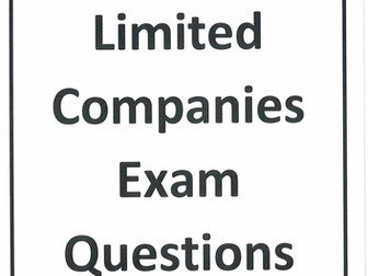 Exam Style Question on Limited Company Accounts (AQA)