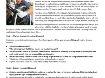 GCSE Business (9-1)  - Market research assignment