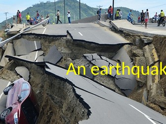 PowerPoint whole lesson on Earthquake with Haiti Earthquake as a case study and worksheets