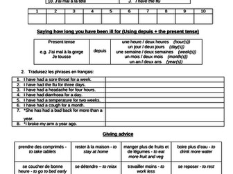 Giving health advice