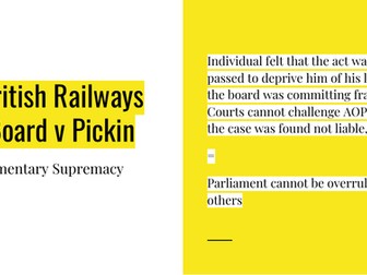 AS/A Level Law  Key Law Cases Flashcards