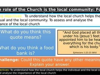 1.2.8 - Role of the Church in the Local Community: Food Banks