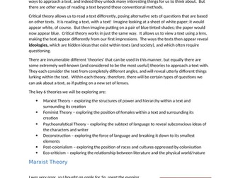 Introduction to Critical Theory