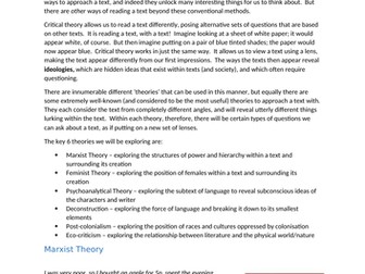 Introduction to Critical Theory