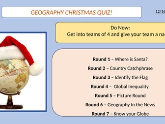 BIG GEOGRAPHY QUIZ OF THE YEAR - GEOGRAPHY CHRISTMAS QUIZ