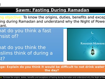 1.4.4 - Sawm: Fasting During Ramadhan