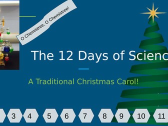 The 12 Days of Christmas activity for end of term