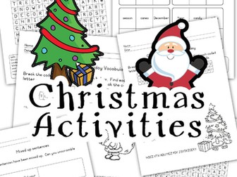 Christmas and New Year activities