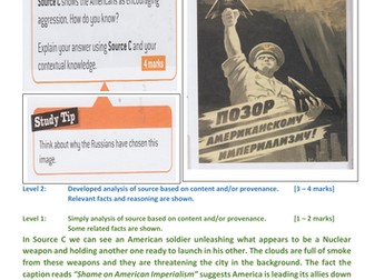 Cold War model answers 1945 - 1972 AQA GCSE History