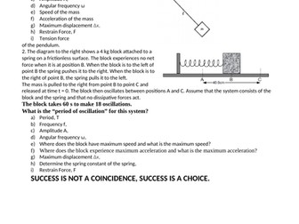 Simple harmonic Motion