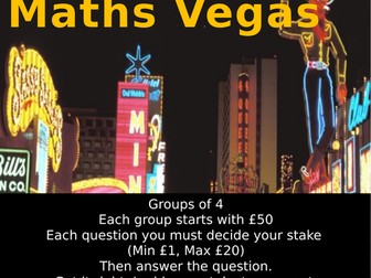 Maths Vegas for Christmas