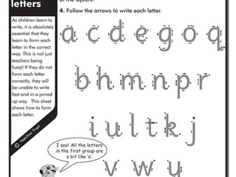 Twinkl letter formation powerpoint image