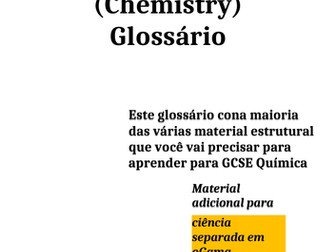 GCSE Chemistry glossary - Portuguese