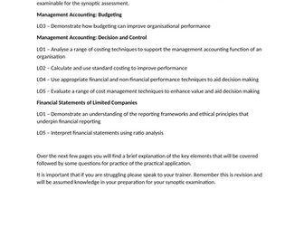 AAT Level 4 PDSY Synoptic Course AQ2016