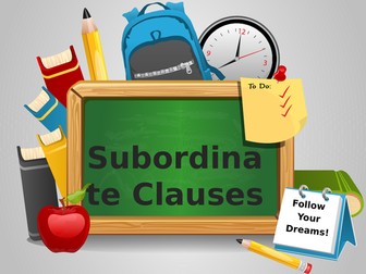 Subordinate Clauses Powerpoint - letterjoin