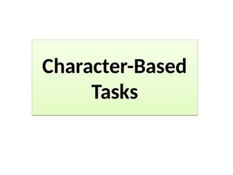 'Hard Times' Character-Based Tasks