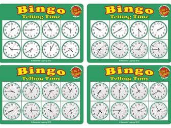 Clock Bingo
