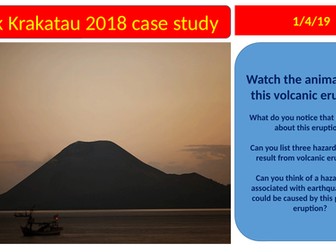 Anak Krakatau case study 2018 eruption