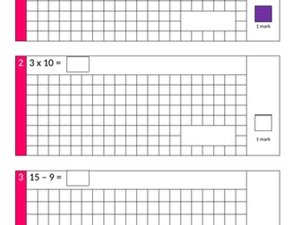 Year 3 Arithmetic Practice Papers *editable*