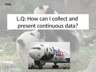 Line Graphs - Year 6 - Baby Panda Weight