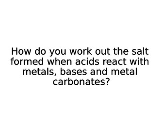 Chemistry preparing for A-level narrated PowerPoints
