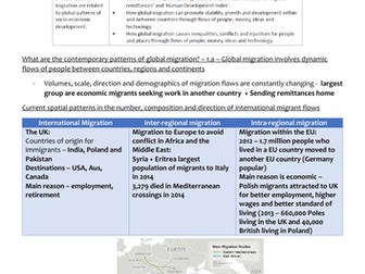 OCR A-Level Geography - Global Migration Revision Guide