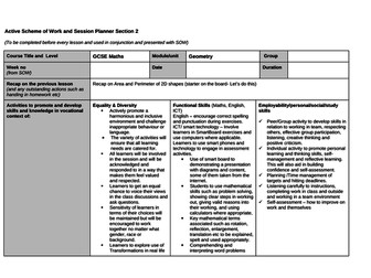 Transformations Lesson Revision